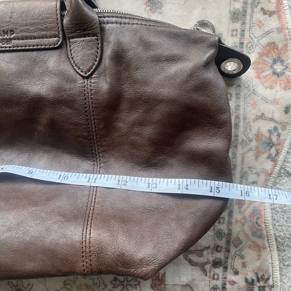 Longchamp Dark Brown LePliage Cuir Leather Tote - Picture 15 of 15
